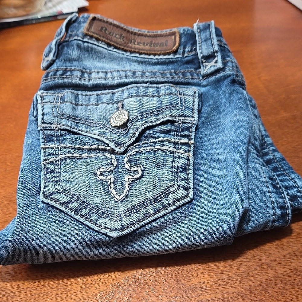 Rock Revival Women's Blue Jean Shorts